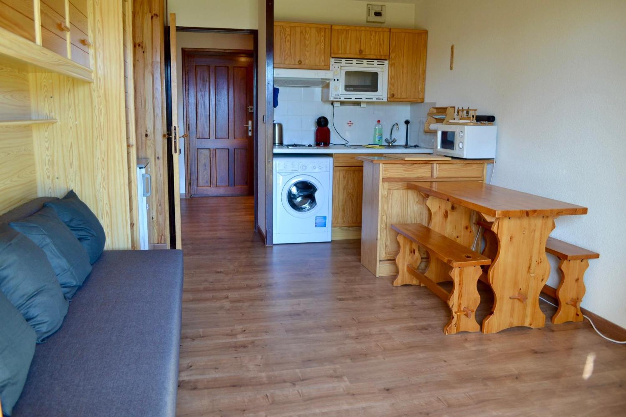 Studio Cabine Chaleureux A Pyrenees 2000 - Wifi Et Parking Prive Bolquere Экстерьер фото
