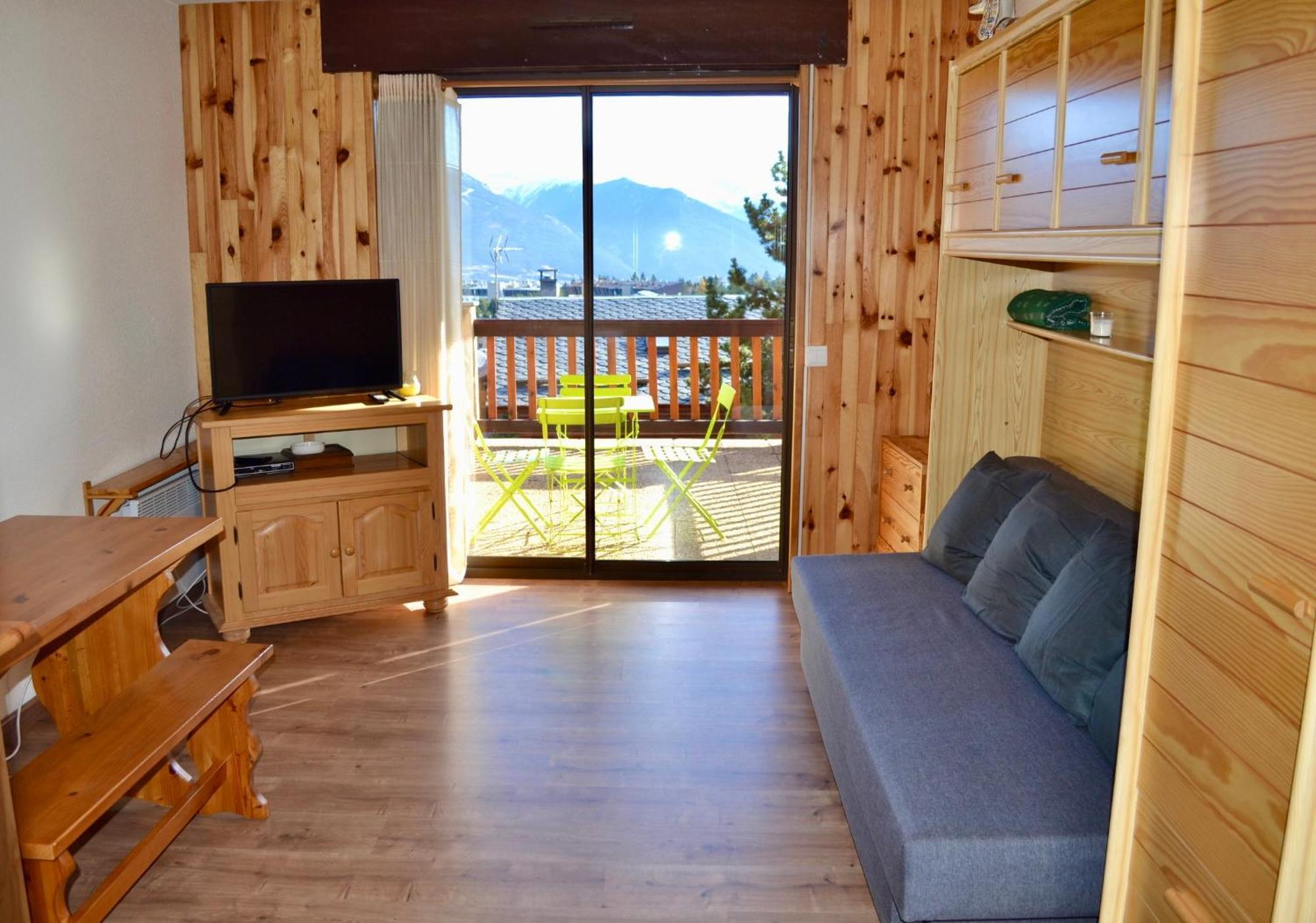 Studio Cabine Chaleureux A Pyrenees 2000 - Wifi Et Parking Prive Bolquere Экстерьер фото